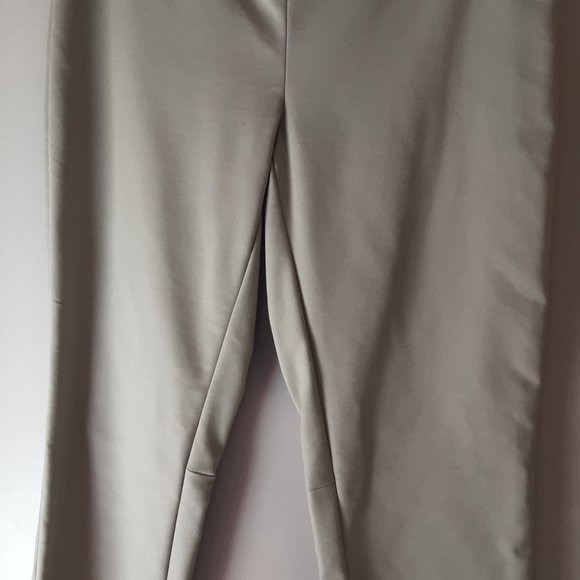 Aritzia Babaton Tan Beige Mid-Rise Side Zip Pants Size 10 - Picture 4 of 14